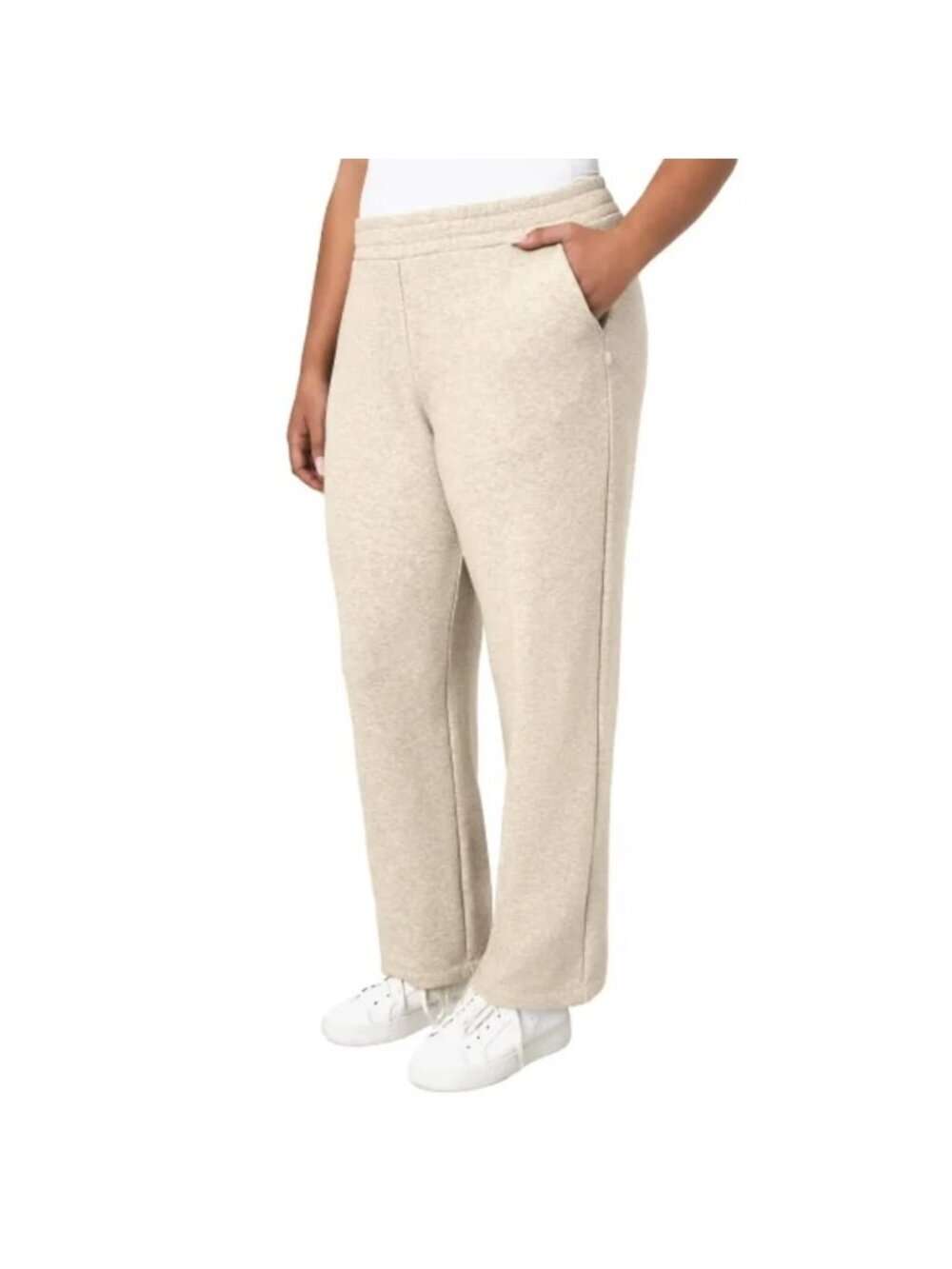 NWOT Mondetta Women's M Gray Fleece Lined Pants Tan